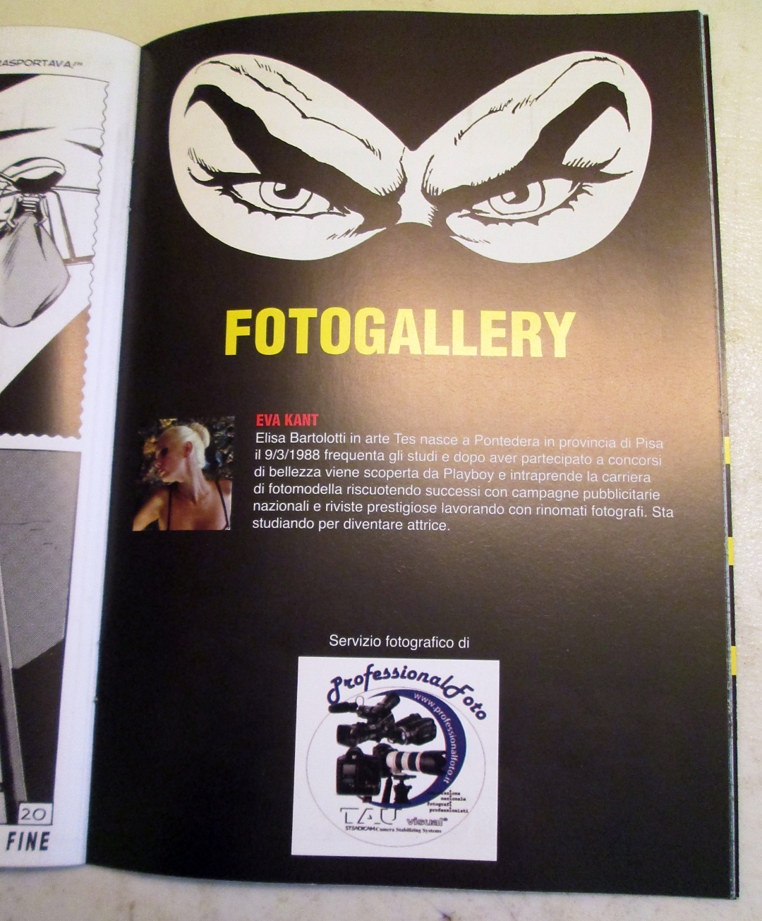 shooting presentazione albo diabolik professionalfoto